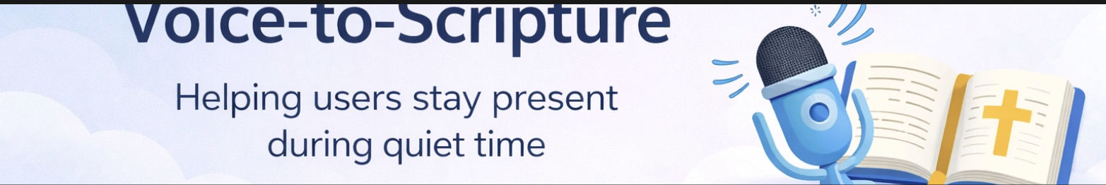 Voice-to-Scripture — a voice-powered scripture search concept